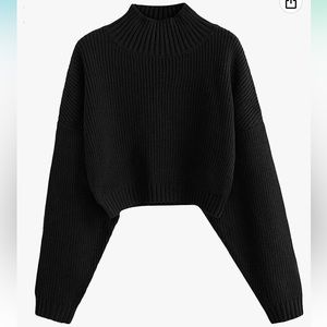 ZAFUL Cropped Turtleneck Sweater
